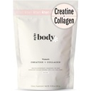 Nouveau - Créatine + collagène pour les femmes – soutient la croissance musculaire maigre et le développement, le gain de bottes, l'énergie et la récupération – 5g Créatine monohydraté Plus 5000mg Collagène Peptides Combo – Non aromatisé, 30 portions