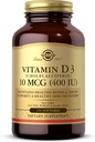 Solgar Vitamin D3 (Cholecalciferol) 10 MCG (400 IU), 250 Softgels - Hilft gesunde Knochen und Zähne - Immunsystem-Unterstützung - Non-GMO, Glutenfrei, Dairy Free - 250 Servietten