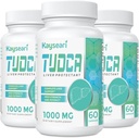 TUDCA Bile Salts Supplement 1000mg - 180 Veggie Capsules,Liver Support Supplement for Detox Cleanse,Gelatin Free