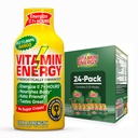 Vitamin Energy B12 11.000% Extra Strength Energy Shot Mango 24 Pack, 260mg Natural Caffeine, B12 & B6, Nootropic Focus, Vitalität, Zero Sugar, Gluten-Free, Vegan, Kosher, 1.93 fl oz