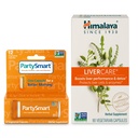 Himalaya PartySmart 12 Caps, ein Capsule für einen besseren Morgen nach dem Trinken Plus LiverCare, 90 Caps für Daily Liver Cleanse, Liver Support und Beseitigung von Abfällen – 2 Produkt Bundle
