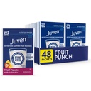 Juven Therapeutic Nutrition Drink Poudre incluant les peptides de collagène, les acides aminés et le HMB pour le soutien de guérison des plaies, punch aux fruits, 48 paquets