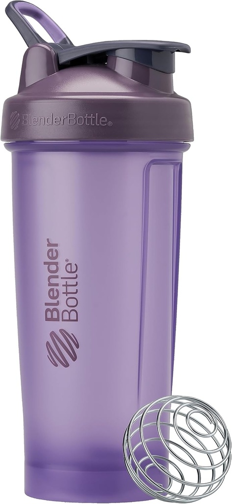 BlenderBottle Classic V2 Shaker Bottle Perfekt für Protein Shakes und Pre Workout, 28oz, Full Color Purple