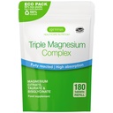 Igennus Superior Triple Magnesium Complex, vollumfänglich umgesetztes & Chelat Glycinat, Taurate & Citrate, Sauberes Label, Hohe Bioverfügbarkeit & Absorption, 180 Tabletten, Vegan, Non-Buffered