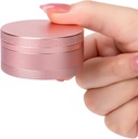 Tragbare Pille Box Pille Case Daily - Wasserdichte Single Metal Pille Container für Taschengeld, Aluminiumlegierung Runde Tägliche Medizin Organizer Vitamine, Fischöl, Medizin Medium Größe