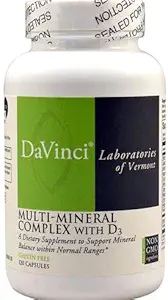 DaVinci Laboratories Multi-Mineral-Komplex mit D3-120 Kapseln