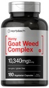 Horbäach Horny Goat Weed Complex | 180 Kapseln | Vegetarische, gentechnikfreie und glutenfreie Formel mit Tribulus, Maca, Yohimbe und L-Arginin