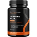 Hohe Absorption ADK Vitamin Supplement - Vegan Vitamin D3 K2 MK7 & A für Calcium Regulation Plus Knochenherz Schilddrüse & Immununterstützung - Vitamin ADK mit 5000IU D3 Nicht GMO & Glutenfrei (2 Monate)