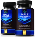 (2 Pack) Blue Vigor Max Pillen für Männer, All-Natural Formel für männliche Fitness und Stamina, Premium Kapseln für tägliche Ernährung, Leistung & Energie, offizielle Ergänzung für Mann Bewertungen (120 Kapseln)