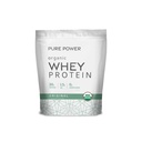 Dr. Mercola Pure Power Organic Whey Protein - 20 g Protein - Unterstützt Muskelwachstum & Energie - Grass-Fed Whey Konzentrat - 15 Portionen (20,60 Unzen) - Original