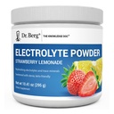Dr. Berg Zero Sugar Hydration Keto Elektrolyt-Pulver - Verbessert mit 1000 mg Kalium & Real Pink Himalaya Salz (NOT Tischsalz) - Erdbeer-Limonade-Hydraulik Getränke-Ergänzung - 50 Servierungen