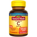 Nature faite vitamine C 1000 mg Comprimés de libération de temps avec des hanches roses, 60 Compte pour aider à soutenir le système immunitaire