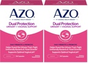 AZO Dual Protection | Urinary + Vaginal Support* | Prebiotic Plus Clinical Proven Women's Probiotic | Starts Arbeiten innerhalb von 24 Stunden | Non-GMO | 30 Count (Pack von 2)