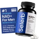 NAD+ Ergänzungen für Männer – Nitric Oxid Prostate Health Supplements für Männer mit Resveratrol, CoQ10, L Citrulline und Lycopin für Anti-Aging, Stamina & Cellular Energy Support 60 Kapseln