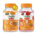 Lebensfähiges Vitamin C Kids + B Complex Kids, Gummie Bundle - Große Verkostung, Vitamin-Ergänzung, Glutenfrei, GMO frei, Kaugummi