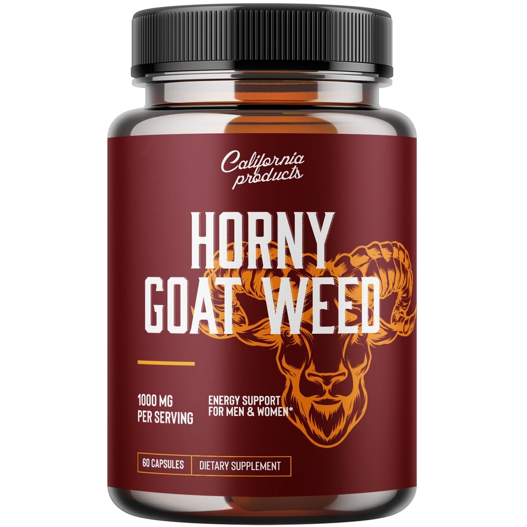 Horny Goat Weed Complex - männliche Verbesserung Pillen und natürliche Testosteron Booster für Männer männliche Leistung vor Workout ergänzt Muskelwachstum