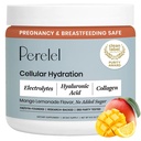 Perelel Hydration Pulver, Elektrolyt-Ergänzung mit Collagen & Hyaluronsäure, Mango Lemonade Flavor, Soja & Glutenfrei, Non GMO, Ohne Zusatz von Zucker, 28 Servierungen