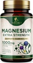 Magnesium Mineral Supplement 1000 mg - Hohe Potenz Magnesium Citrat für Knochen, Herz-Gesundheit, Nerves & Muskel-Unterstützung, Nature's Magnesium Complex for Whole Body Support, Bottled in USA - 180 Kapseln