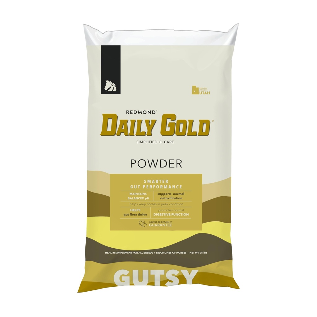 REDMOND Daily Gold Stress Relief – Natural Digestive und Ulcer Ergänzung für Pferde