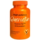 Querce-TalTM Quercetin + Bromelain 120 Capsules de Vég. Soutient les événements anti-oxydant, éblouissement, santé immunitaire du coeur, emballage mai Vary