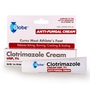 Globe Clotrimazol Antifungal Creme 1% USP (1 Unze), Anti Fungal Behandlung, lindert Juckreiz, Burning, Cracking und Scaling Associated Athletes Fuß, Jock Itch, Ringworm und mehr