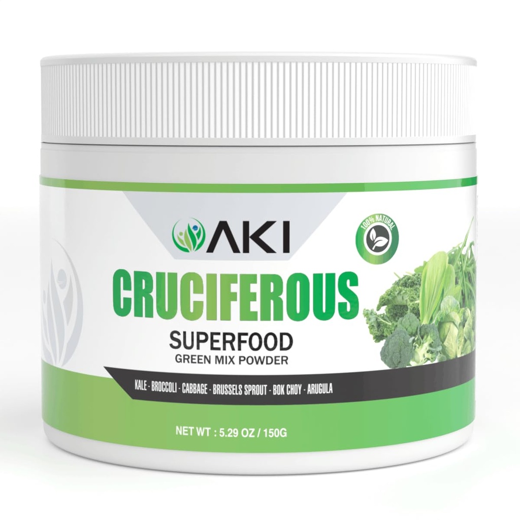 Cruciferous Superfood Powder - Phytonutrients & Nutrient-Dense - 5.3oz/150g