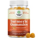 Gummies curcuma pour adultes Peach Flavor - Gummies de soutien articulaire extra-fort avec Curcumine curcuma avec extrait de poivre noir et gingembre - et Ginger Peach Vitamines pour adultes
