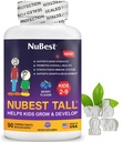 NuBest Tall Kids - Kleinkinder Vitamine und Kinder Vitamine für Alter 2 bis 9 - Unterstützung Knochenstärke, Gesundheit und Immunität - Tierformen - 90 Kaubare Berry Tabletten | 6 Wochen Versorgung