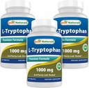 Best Naturals L-Tryptophan 1000 mg 60 Tabletten (60 Zähler (Pack von 3))