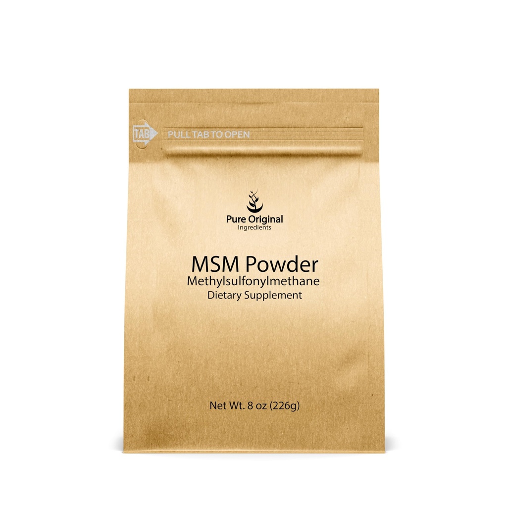 MASSNAHMEN ZUGUNSTEN Methylsulfonylmethan (8 oz) MSM, Natürlicher Schwefel, Nahrungsergänzungsmittel