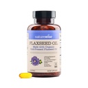 NatureWise Flaxseed Oil 1200 mg, Fish Free Omega 3 6 9 mit 720mg ALA, Nahrungsergänzungsmittel für Herz-Gesundheitsunterstützung - bio, kalt gepresst, Non-GMO - 60 Softgels[2-Monat-Versorgung]