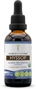 Hyssop USDA Organic | Alkoholfreier Extrakt, hochwirksame Kräutertropfen | Hergestellt aus 100% zertifiziertem Bio-Hyssop (Hyssopus officinalis) getrocknetem Kräuter (2 oz)