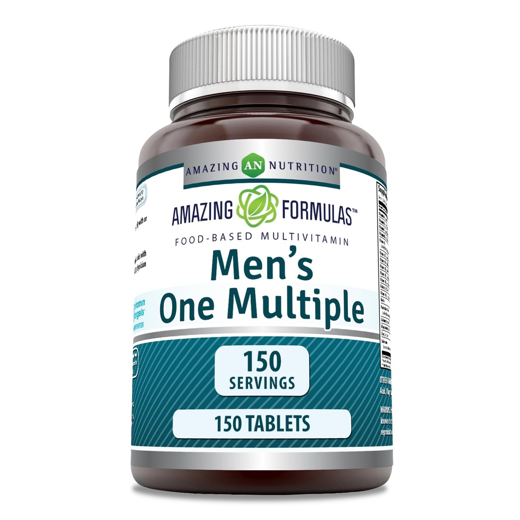 Formules étonnantes Men's One Multivitamin Supplement (complément de multivitamines) Alimentation à base de 150 comprimés