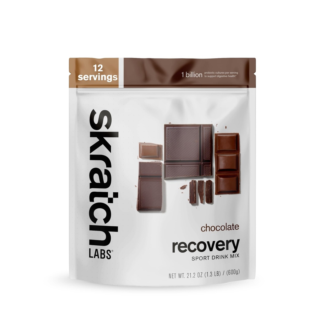 Stschkrats Post Workout Recovery Drink Mix mit Schokolade, (21,2 oz, 12 Portionen) mit komplettem Milchprotein von Casein, Whey, Probiotics, Glutenfrei, Kosher, Vegetarisch