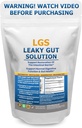 Réparation de Gut avec Glutamine et prébiotiques - Gut Restore, Gut santé en poudre - Suppléments de réparation de Gut avec Gut pour IBS, restauration digestive et soutien de doublage - Comprend Guthealth Assist Book