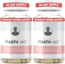 IBDassistTM Hashi Aid Schilddrüse Unterstützung für Frauen und Männer - Schilddrüsen-Ergänzung für Hashimoto's Disease & Hypothyroidism* - mit Ashwagandha, Selen, Zink, essentielle Vitamine & More - 30 Kapseln (2 Packung)