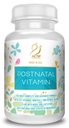 ACTIF Vitamine postnatale avec 25+ Vitamines organiques et herbes organiques, supplément de soins infirmiers et d'allaitement, soutient le développement du cerveau de bébé, non OGM, fabriqué aux États-Unis, 90 Compte