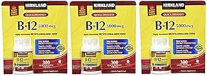 Kirkland Pozpfa Sublingual B-12 5.000 mcg, 300 Tabletten (3 Pack)