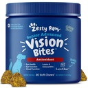 Zesty Paws Eye Supplement für Hunde - Vision-Unterstützung mit Antioxidantien & Omega 3 Fettsäuren - 90 Chews