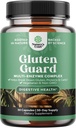 Enzymes digestifs Gluten à action rapide pour l'intolérance - Enzymes digestifs Gluten pour les femmes et les hommes pour le ballonnage avec DPP IV Blend Plus Lipase Amylase Bromelain pour Gut Health & Digestion Support - 30 Ct