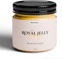 100% Pure Royal Jelly - Unverarbeitet, verpackt mit Vitaminen & Aminosäuren, Natürliche Hautpflege (2oz)