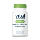 Hyperbiotiques Nutriments vitaux Prébiotiques et probiotiques pour les femmes et les hommes 60 Million CFU.Les pré et probiotiques soutiennent la santé digestive, la constipation, la diarrhée, le gaz et le ballonnement 60 Capsules végétaliennes