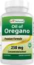 Best Naturals Oregano Öl 250 Mg Softgels, 120Count