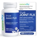 NatureCity True-Joint FLX Joint Supplement Formula (120 Kapseln) | TamaFlex, NEM Eggshell Membrane, Levagen+ PEA & CuberUp | Unterstützt gemeinsamen Komfort, Flexibilität, Mobilität, Funktion & Cartilage Gesundheit