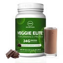 MRM Nutrition Veggie Elite Performance Protein | Schokolade Mocha Flavored| Pflanzenbasiertes Protein| Einfach zu digest | mit BCAAs| Vegan + Glutenfrei | Klinisch getestet| Verdauungsenzyme | 30 Servierungen