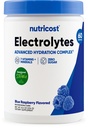Nutricost Elektrolyt-Komplexes Pulver (60 Servierungen, Blaue Himbeere) - Hydratationsergänzungsgetränk mit Vitaminen und Mineralien
