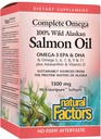 NATURAL FACTORS Wild Alask Lachsöl, 90 CT