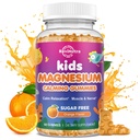 Calm Magnesium Gummi für Kinder - Magnesium Glycinate Supplement für Schlaf, Gehirn, Immun- und Knochengesundheit - Great Tasting Magnesium Gummies für Kinder & Erwachsene - Vegan Sugar Free Orange 60ct
