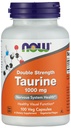 NOW Foods by Now Double Strength Taurine Système nerveux Santé 1000mg 100 Capsule