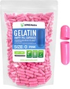 XPRS Nutra Taille 0 Capsules vides - 500 Compte Capsules de gélatine vides - Pills pour le remplissage de la gélule de bricolage - Pure Pill Gel Caps pour Do-It-Youlf Suppléments (Pink)